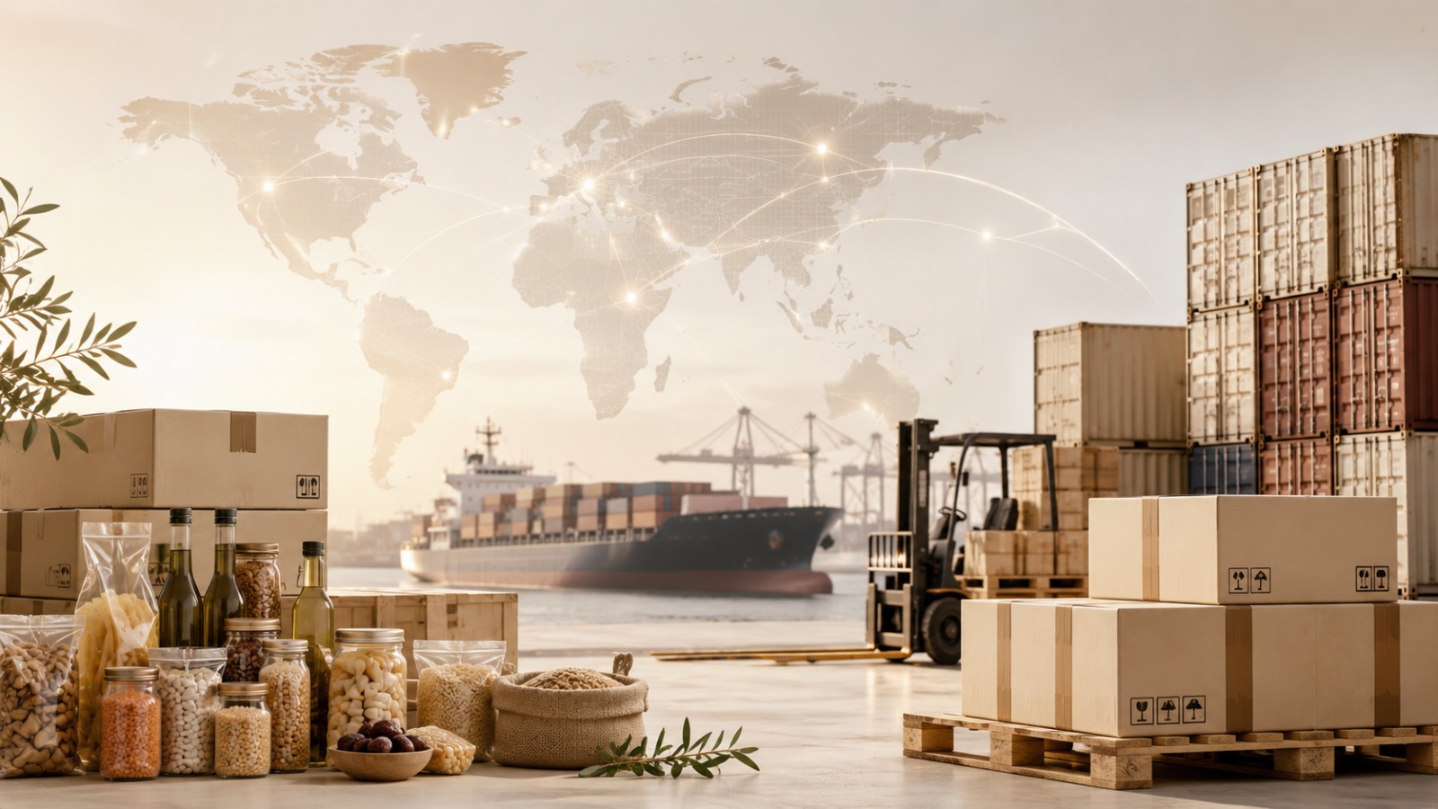 Food Trade and Logistics Visual